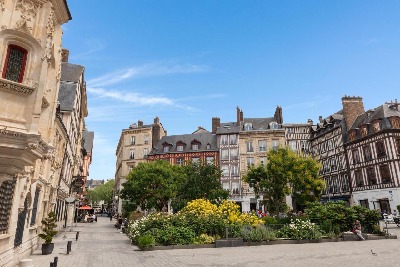 Hotel D'Angleterre Rouen Centre Gare Exterior foto